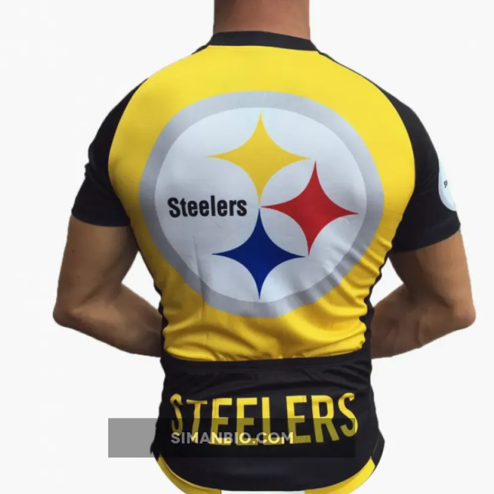 NFL Pittsburgh Steelers Short Sleeve Cycling Jersey