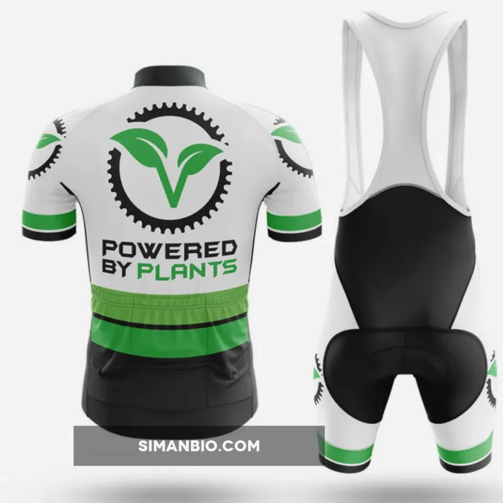 Team Vegan Premium Cycling Jersey Long Sleeve Cycling Jersey