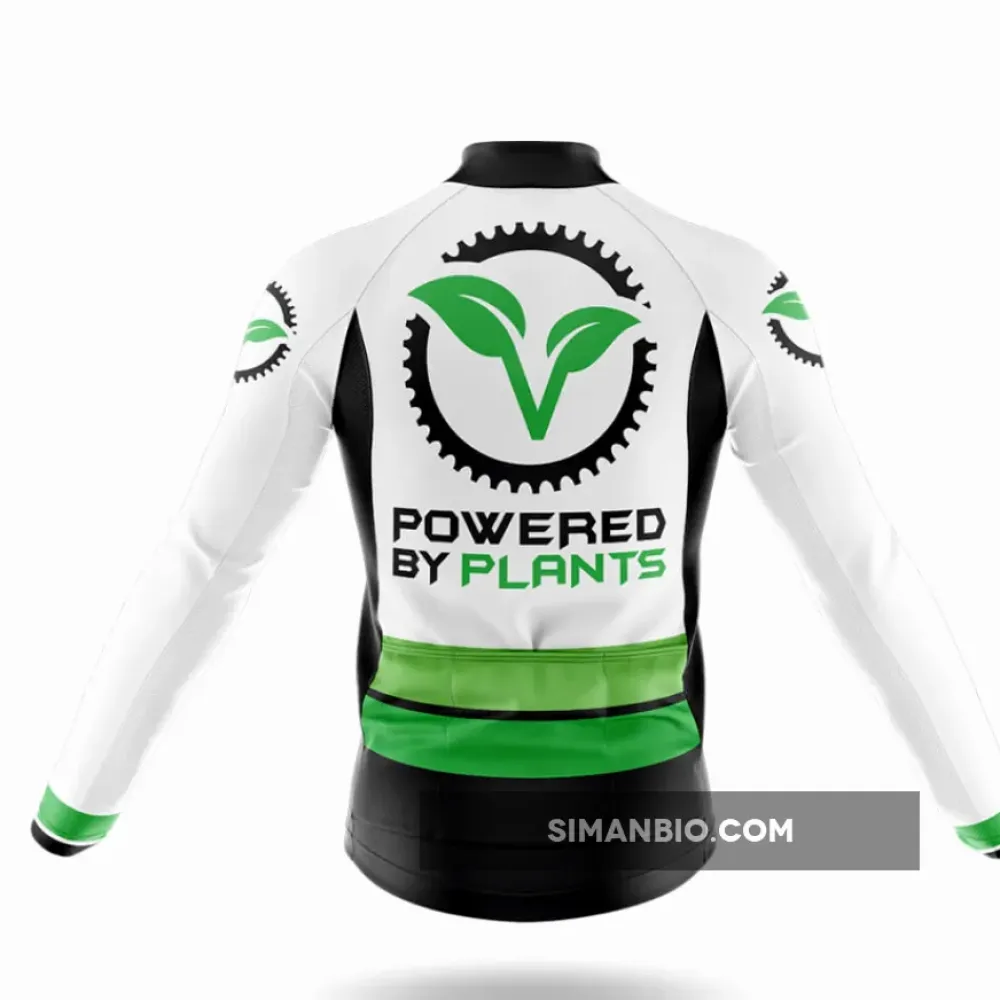 Team Vegan Premium Cycling Jersey Long Sleeve Cycling Jersey