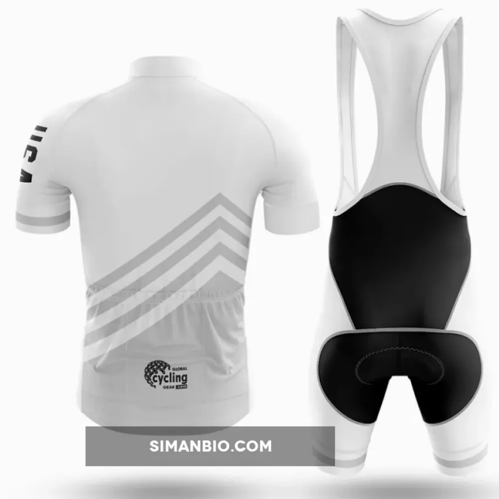 USA S5 White Cycling Kit Full Set