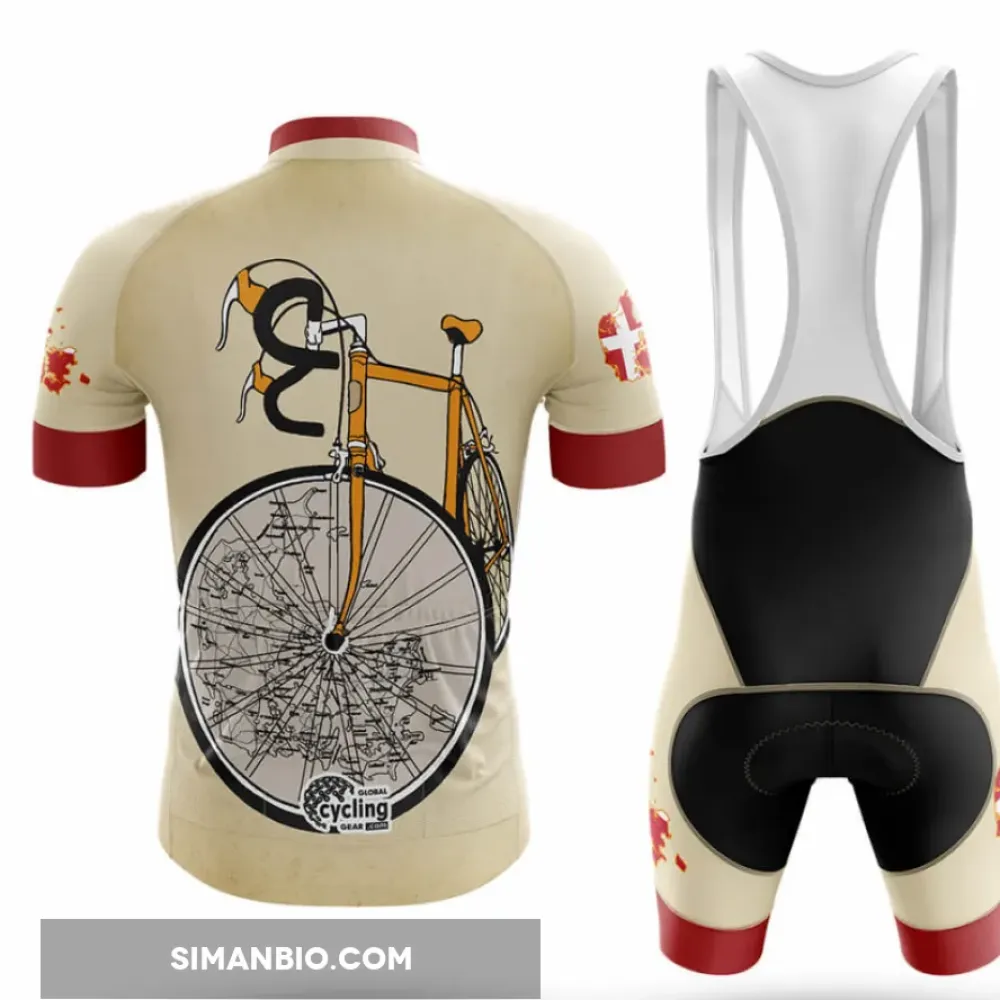 Denmark Riding Club Long Sleeve Cycling Jersey