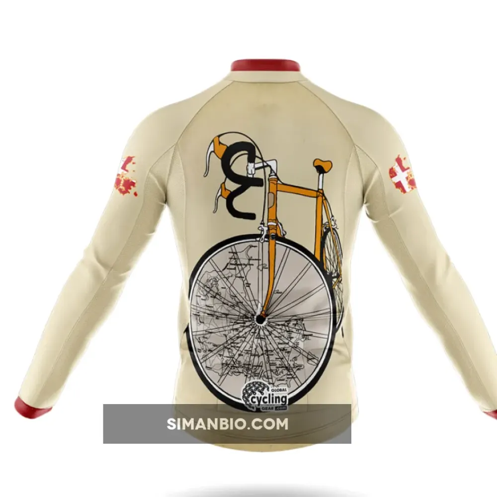 Denmark Riding Club Long Sleeve Cycling Jersey