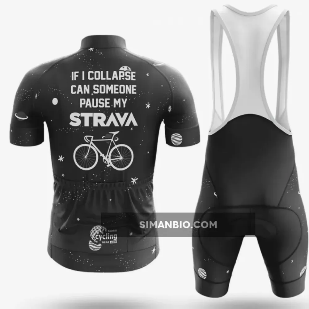 Pause My Strava V5 Long Sleeve Cycling Jersey