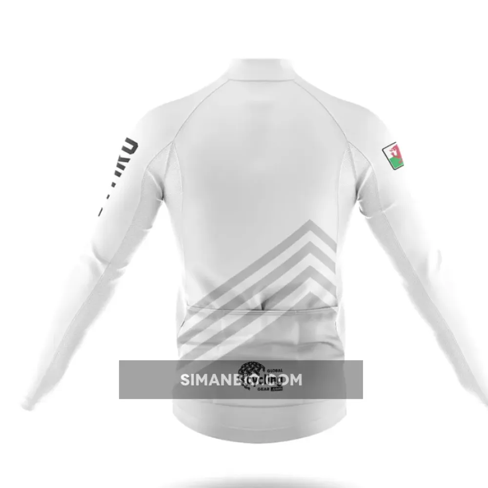 Cymru S5 White Cycling Bibs