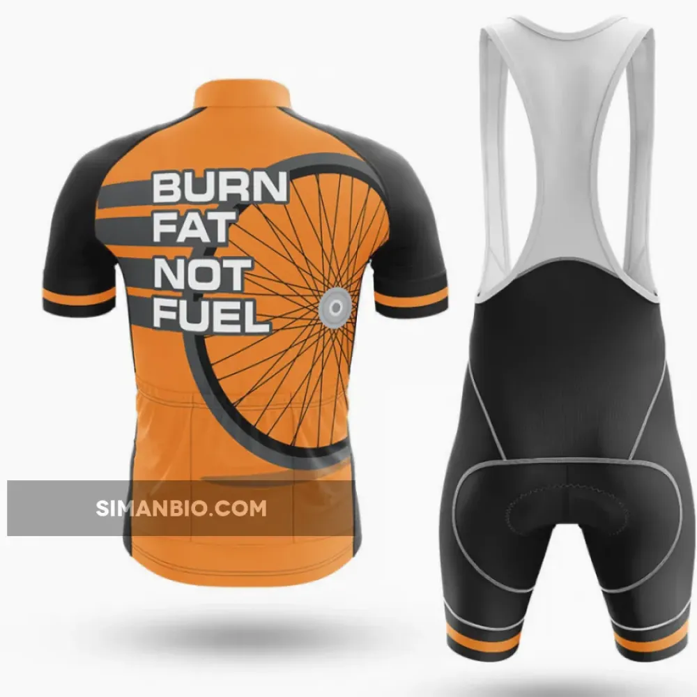 Burn Fat Not Fuel Cycling Jersey