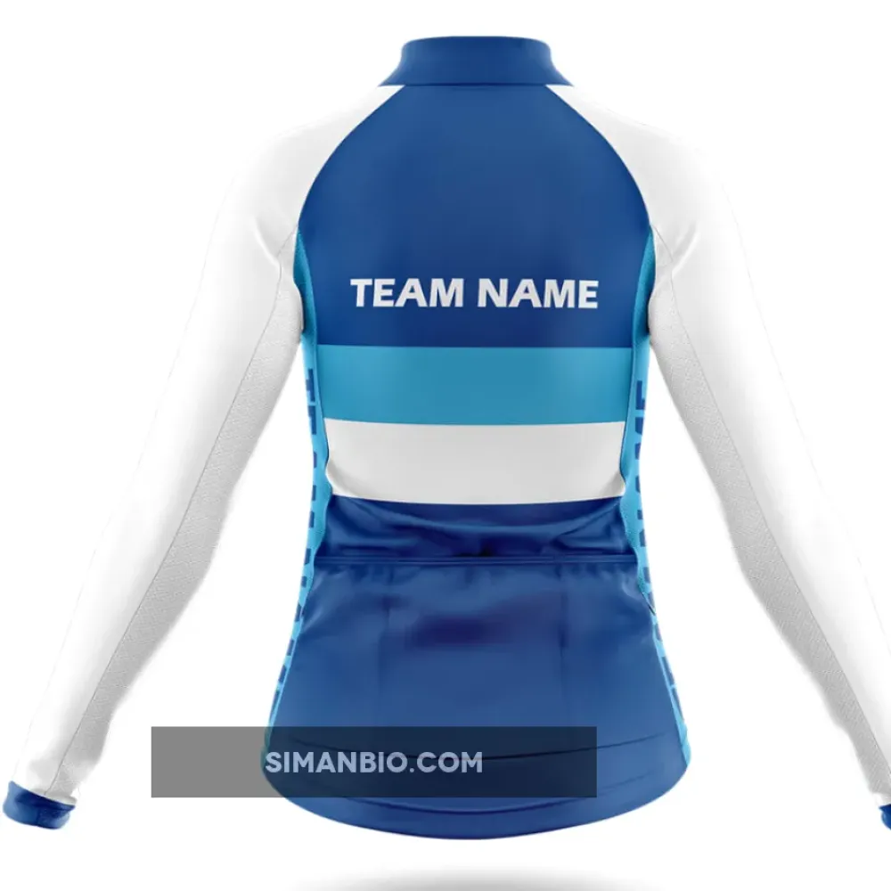 Custom Team Name M2 Navy - Women's Cycling Kit Full Set
