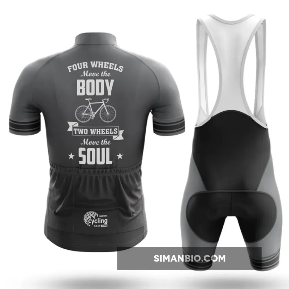 Two Wheels Move The Soul Long Sleeve Cycling Jersey Ver.3