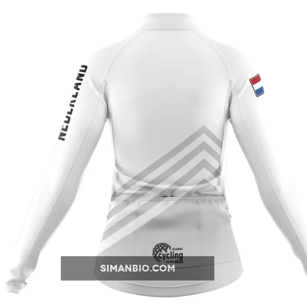 Nederland S5 White - Women - Cycling - Shorts