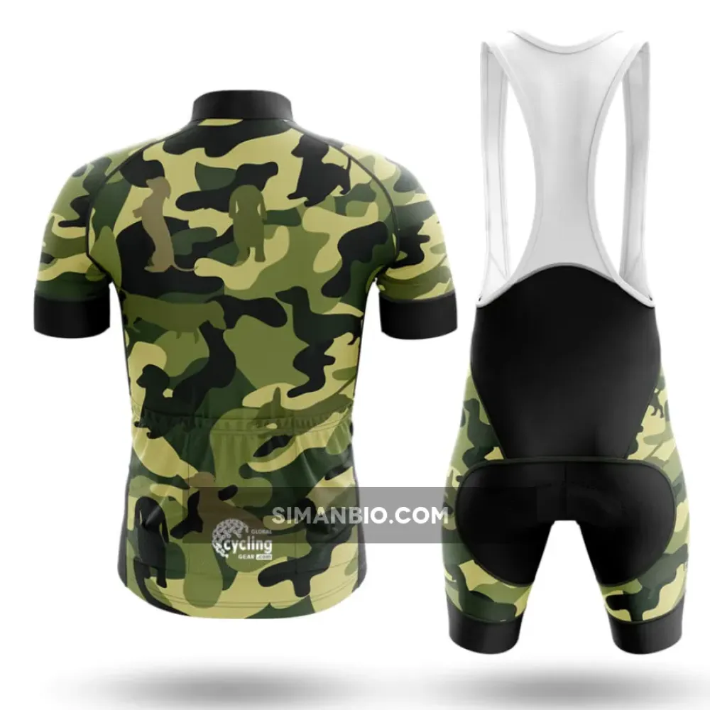 Camo dachshund Cycling Jersey
