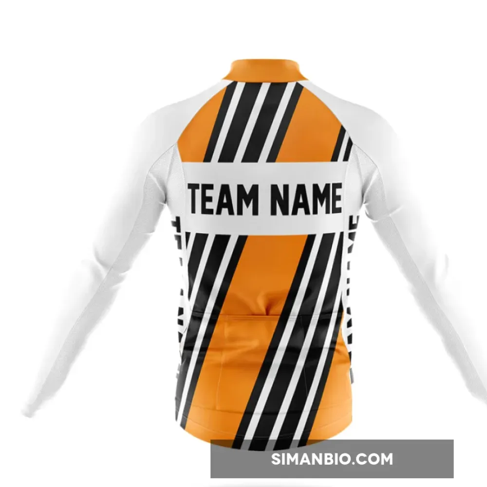 Custom Team Name M5 Yellow Cycling Bibs