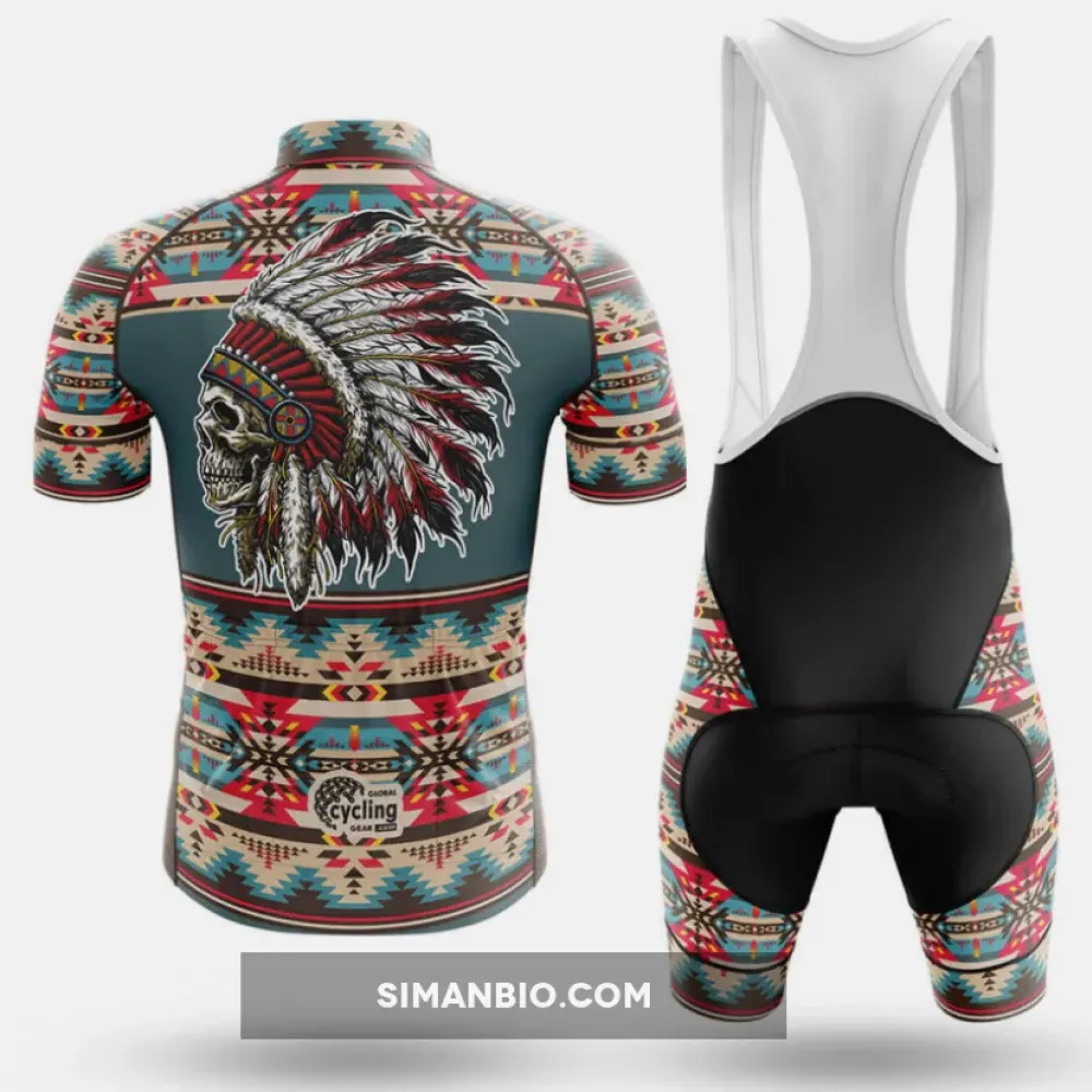 Native American Skull Cycling Kit Full Set