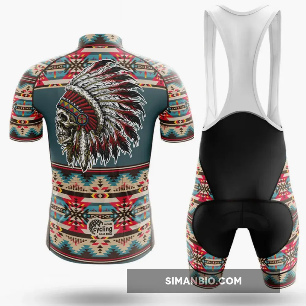 Native American Skull Cycling Jersey
