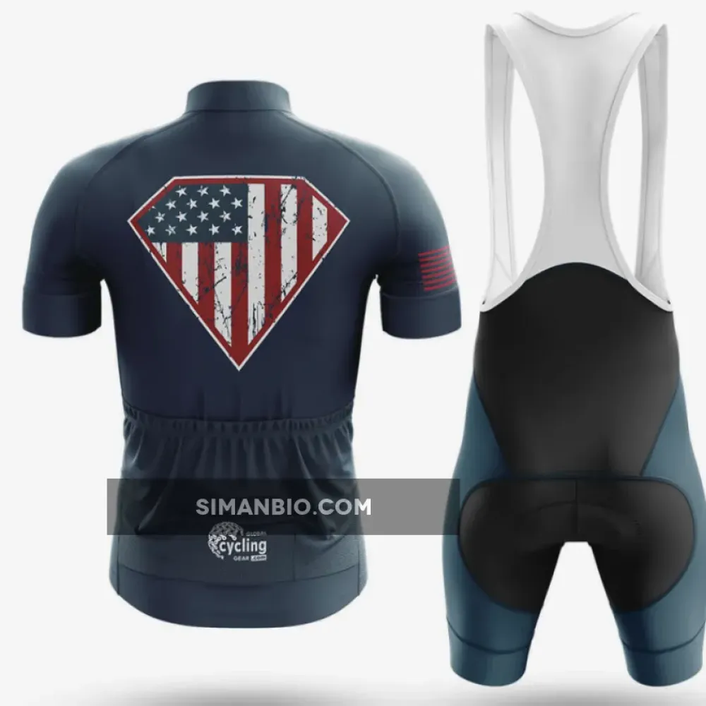 Super Patriot Cycling Kit Full Set