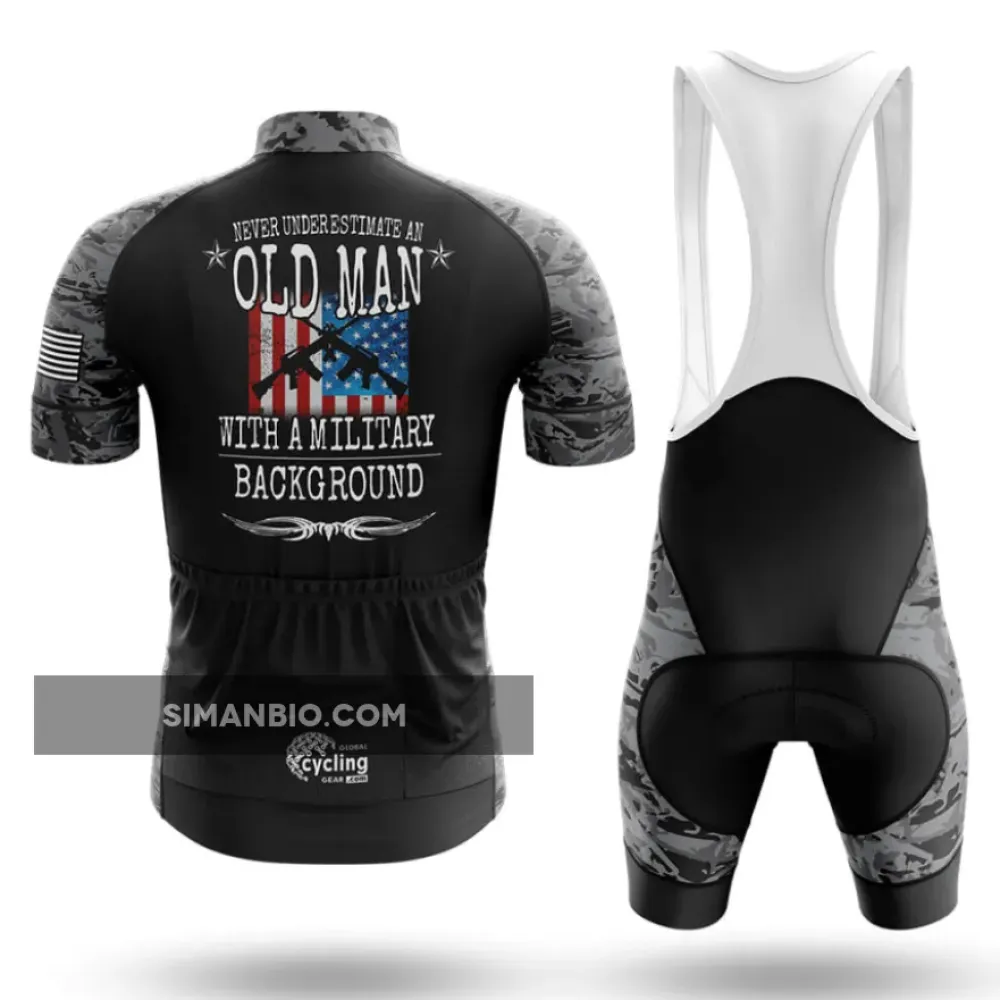 Military Background Cycling Jersey