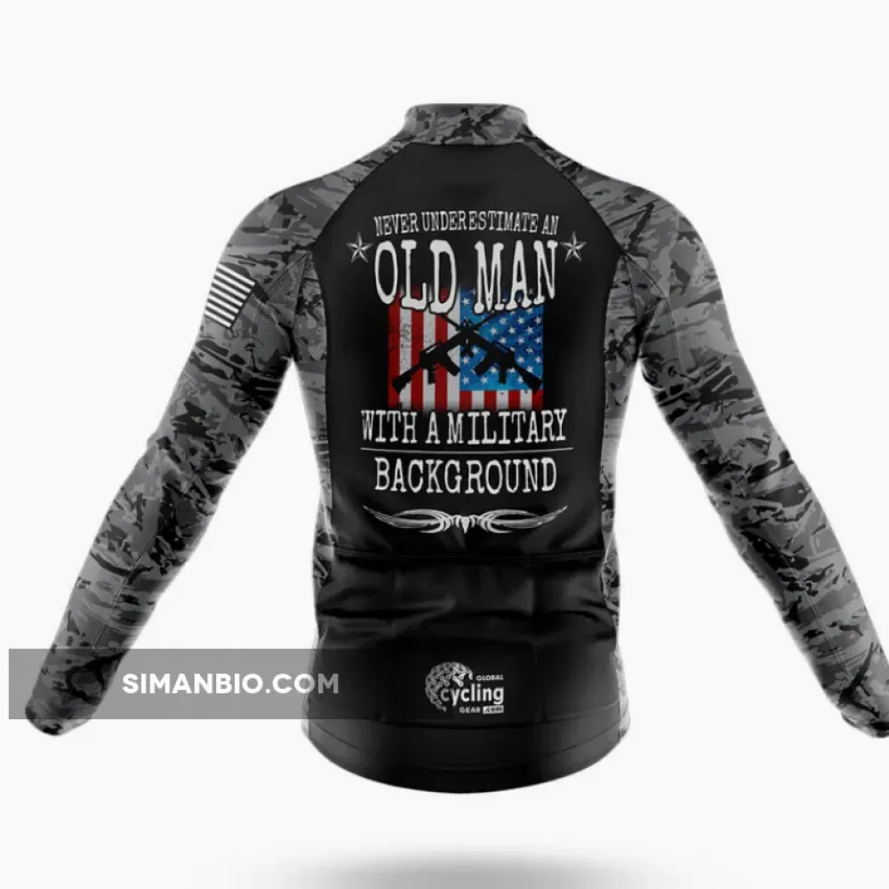 Military Background Cycling Jersey