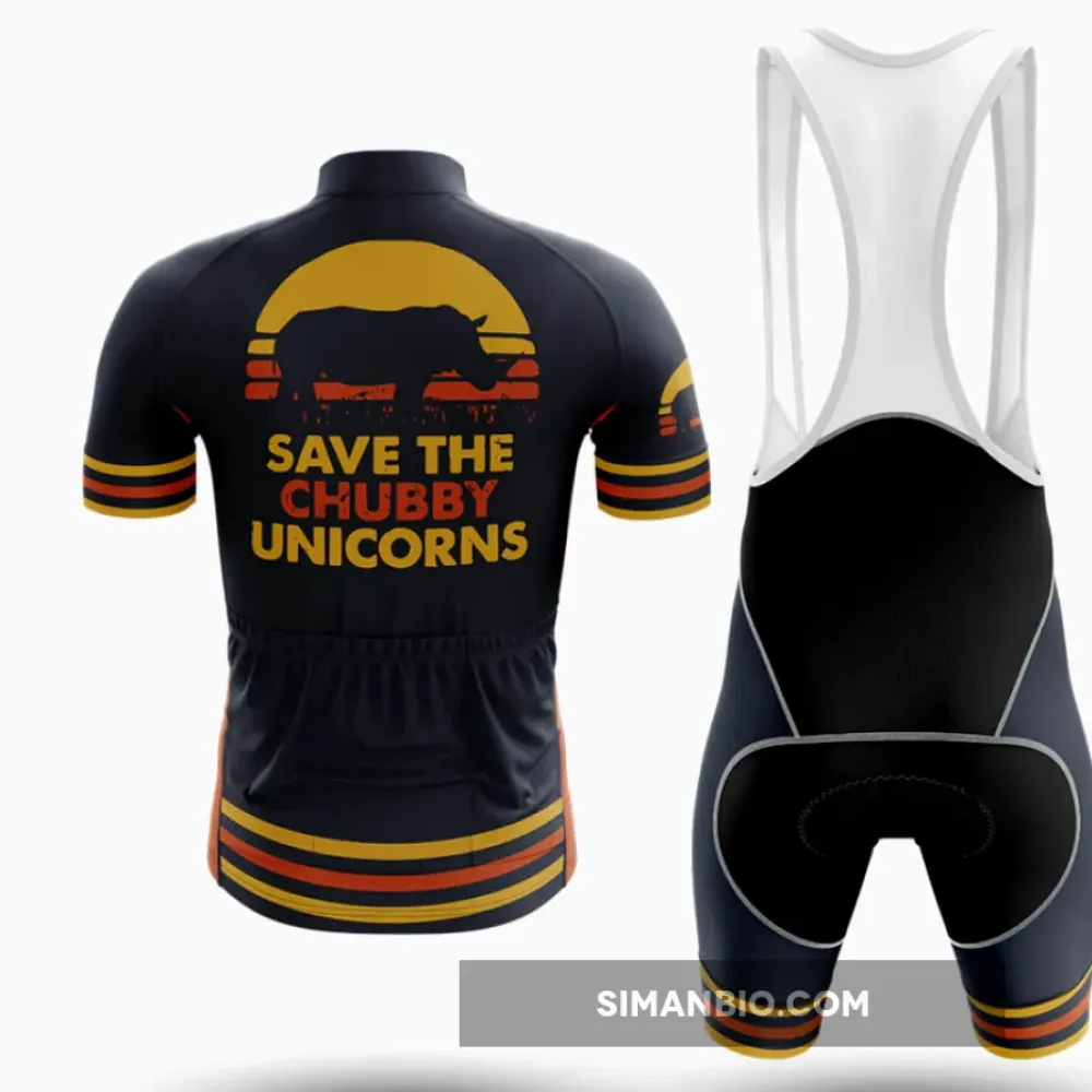 The Chubby Unicorns Cycling Bibs