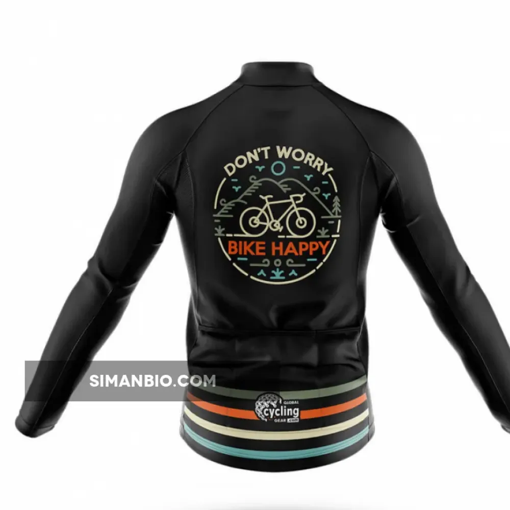 Bike Happy Long Sleeve Cycling Jersey