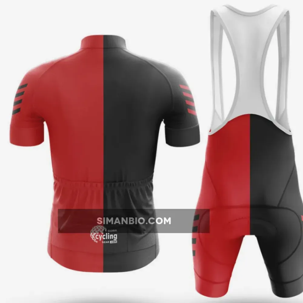 Red Black Cycling Jersey