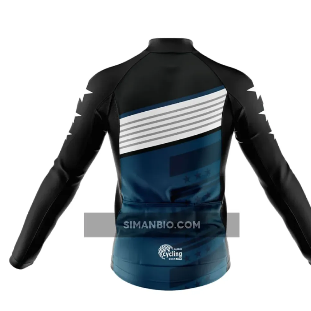 USA S6 Black Cycling Jersey