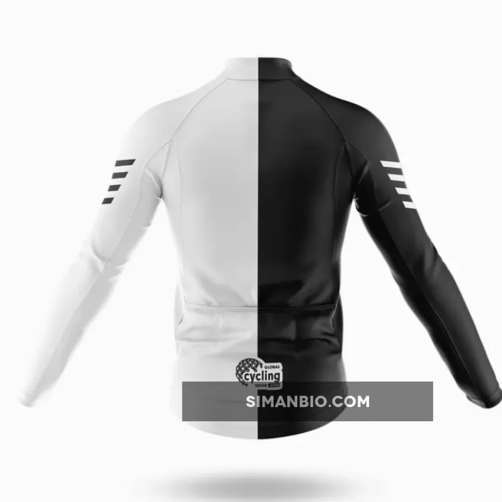 White Black Cycling Jersey