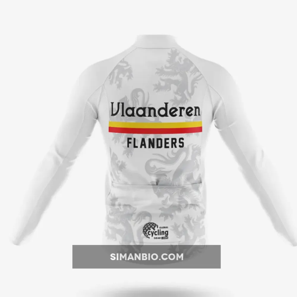 Vlaanderen (Flanders) - White Cycling Bibs