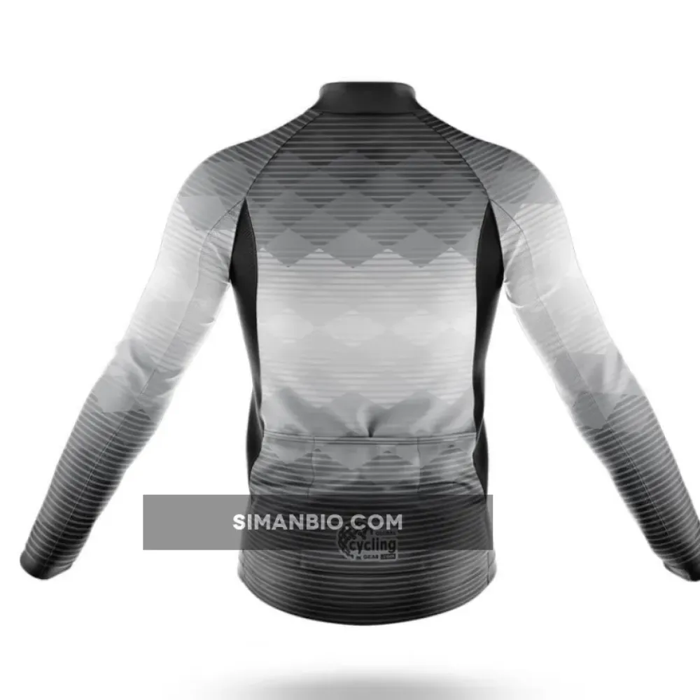 Black To White Cycling Jersey