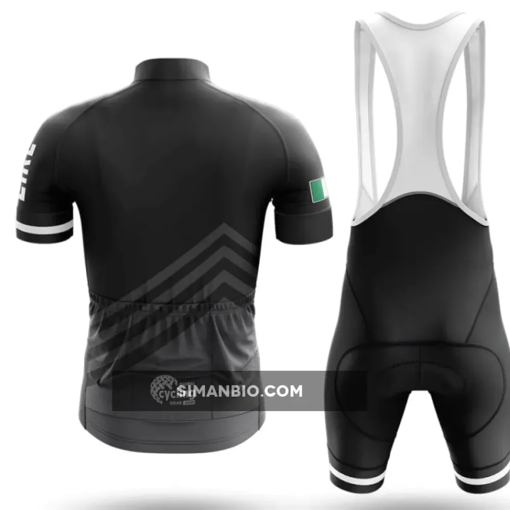 Éire S5 Black Cycling Jersey