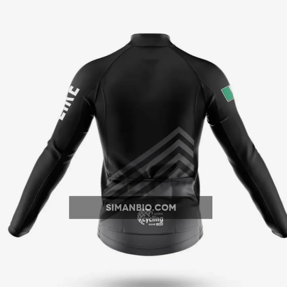 Éire S5 Black Cycling Jersey