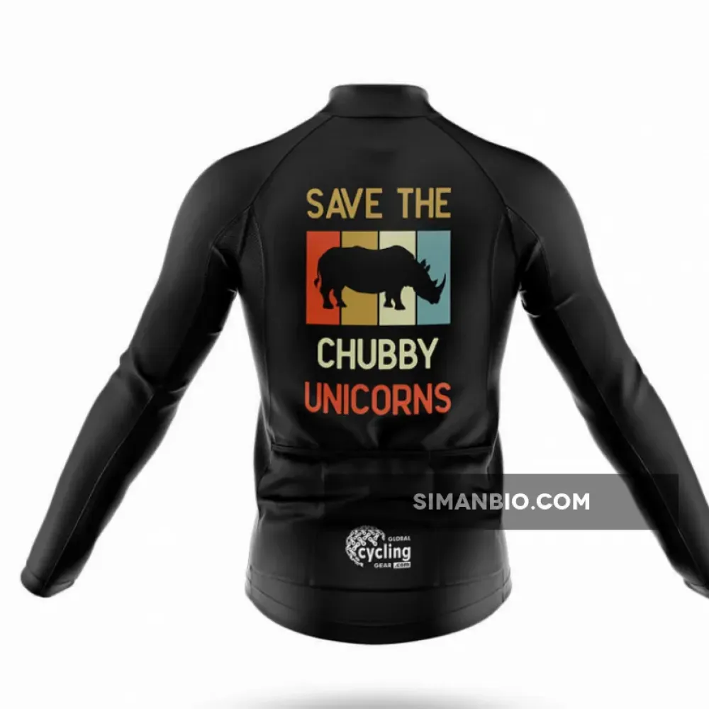 The Chubby Unicorns V8 Long Sleeve Cycling Jersey