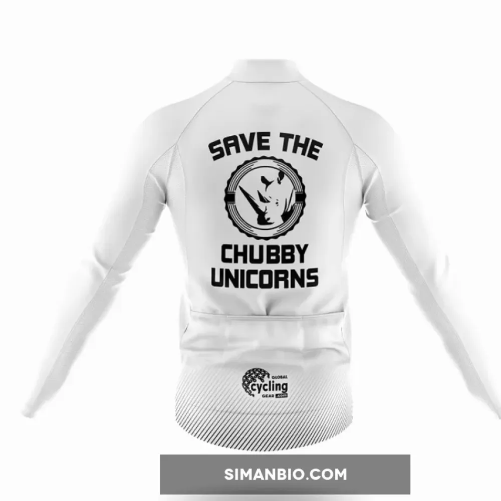 The Chubby Unicorns V6 Long Sleeve Cycling Jersey