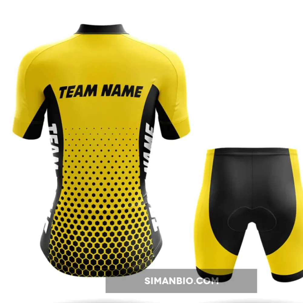 Custom Team Name M10 - Women's Cycling Kit Full Set