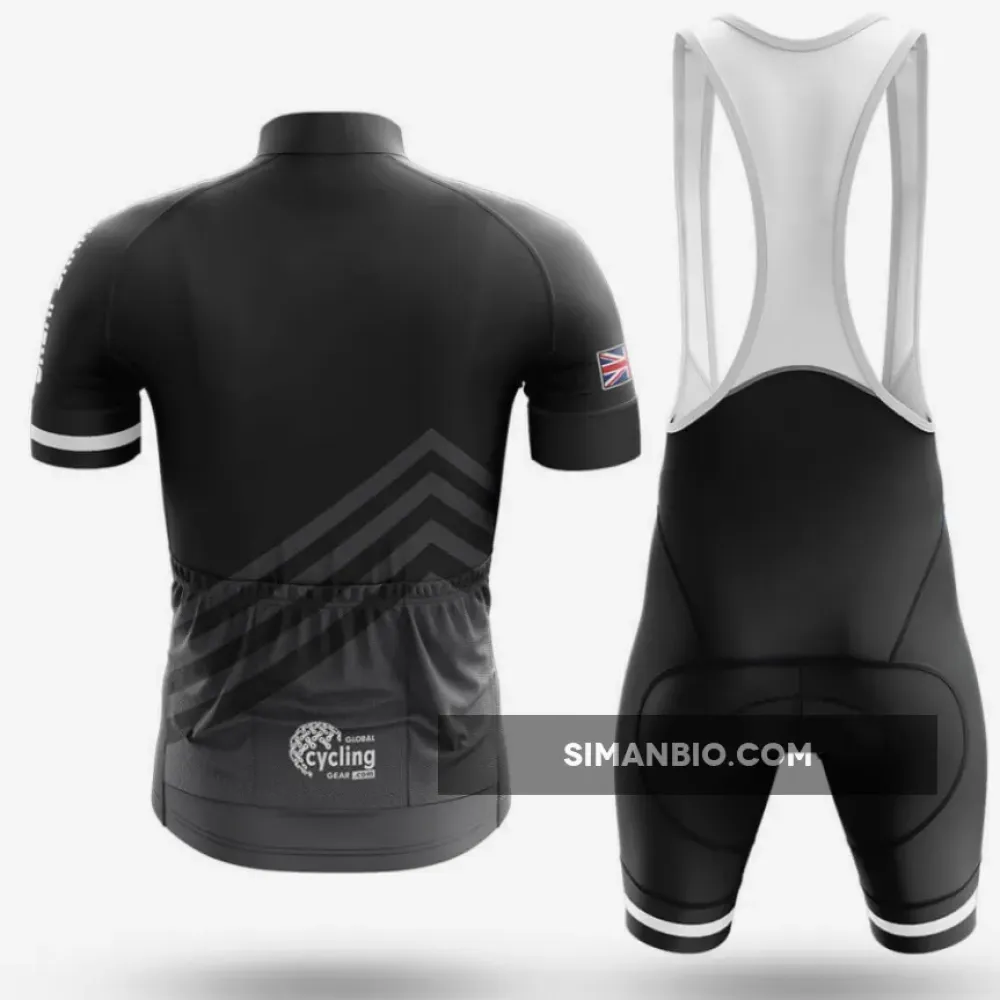 Great Britain S5 BLack Cycling Bibs
