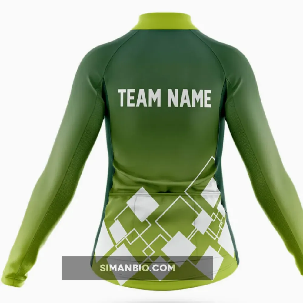 Custom Team Name V19 Green - Women's Cycling - Shorts