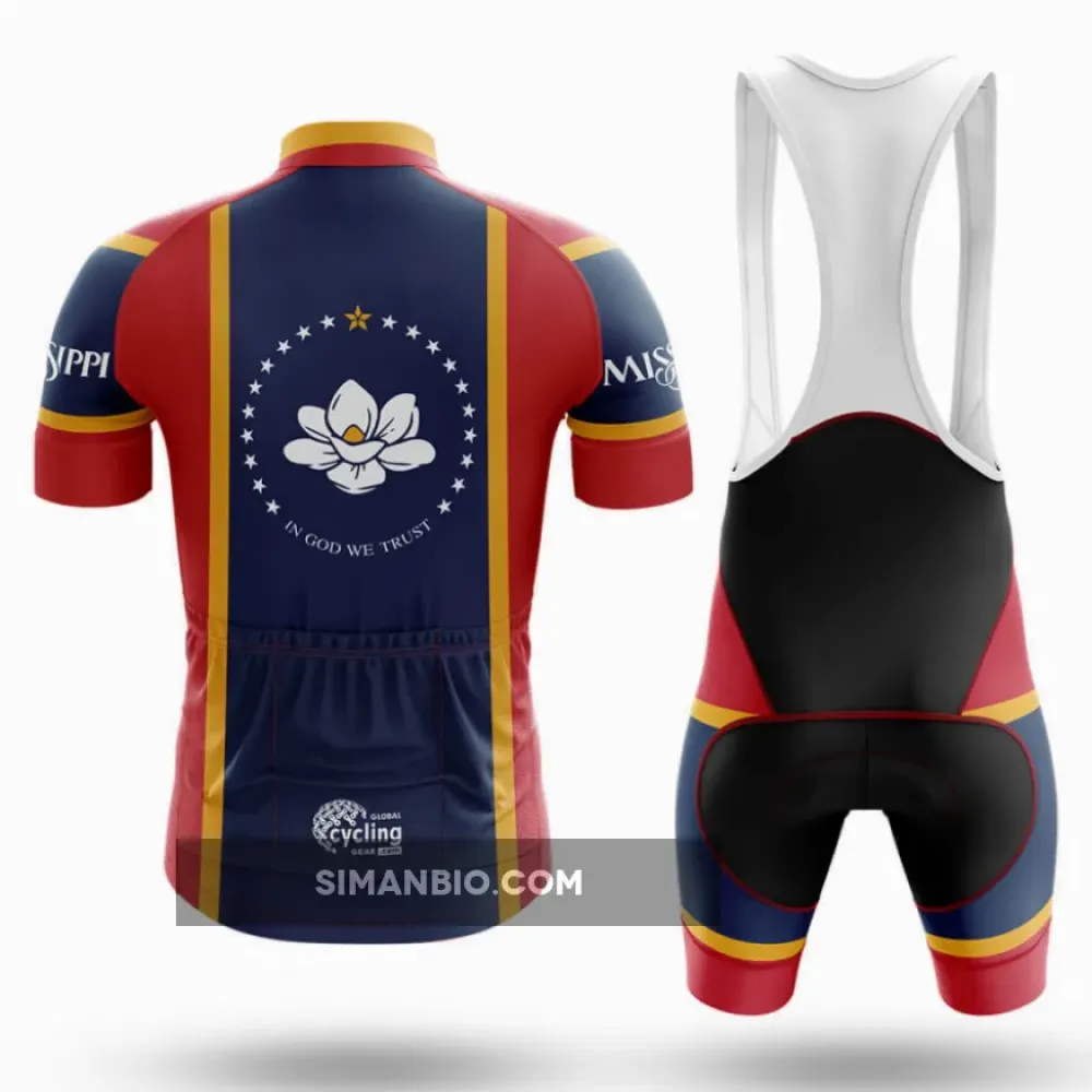 Mississippi State Flag Cycling Jersey