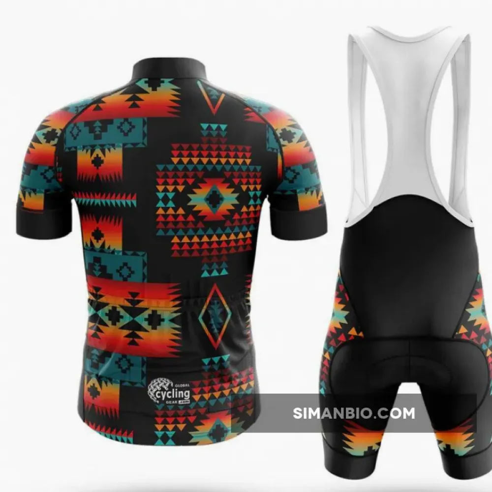 Native American Pattern Cycling Jersey