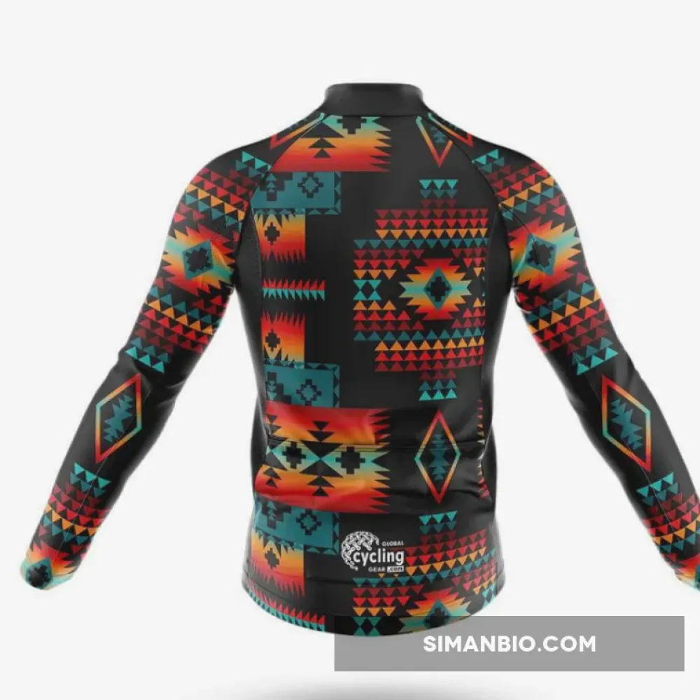 Native American Pattern Cycling Jersey