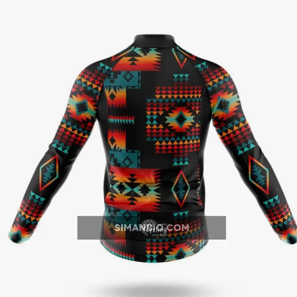 Native American Pattern Cycling Bibs