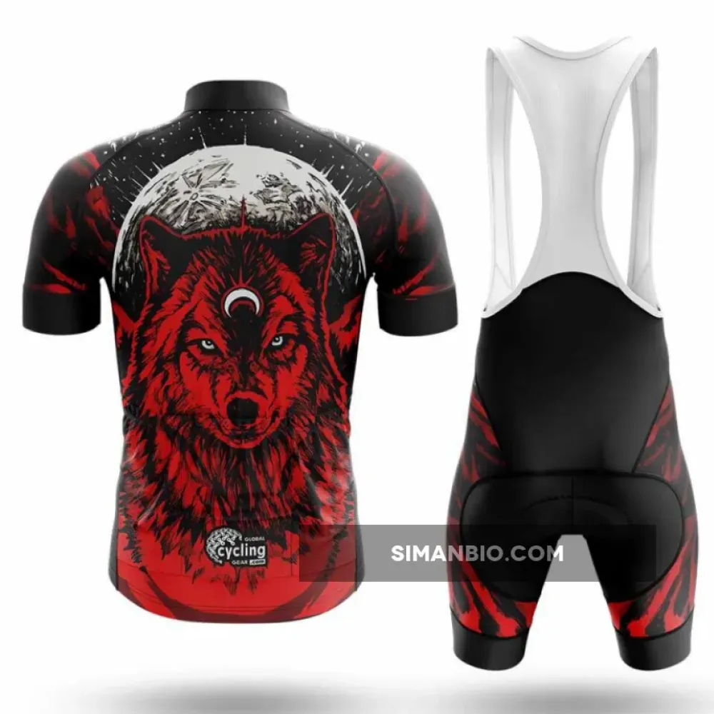 Native Red Wolf Cycling Jersey