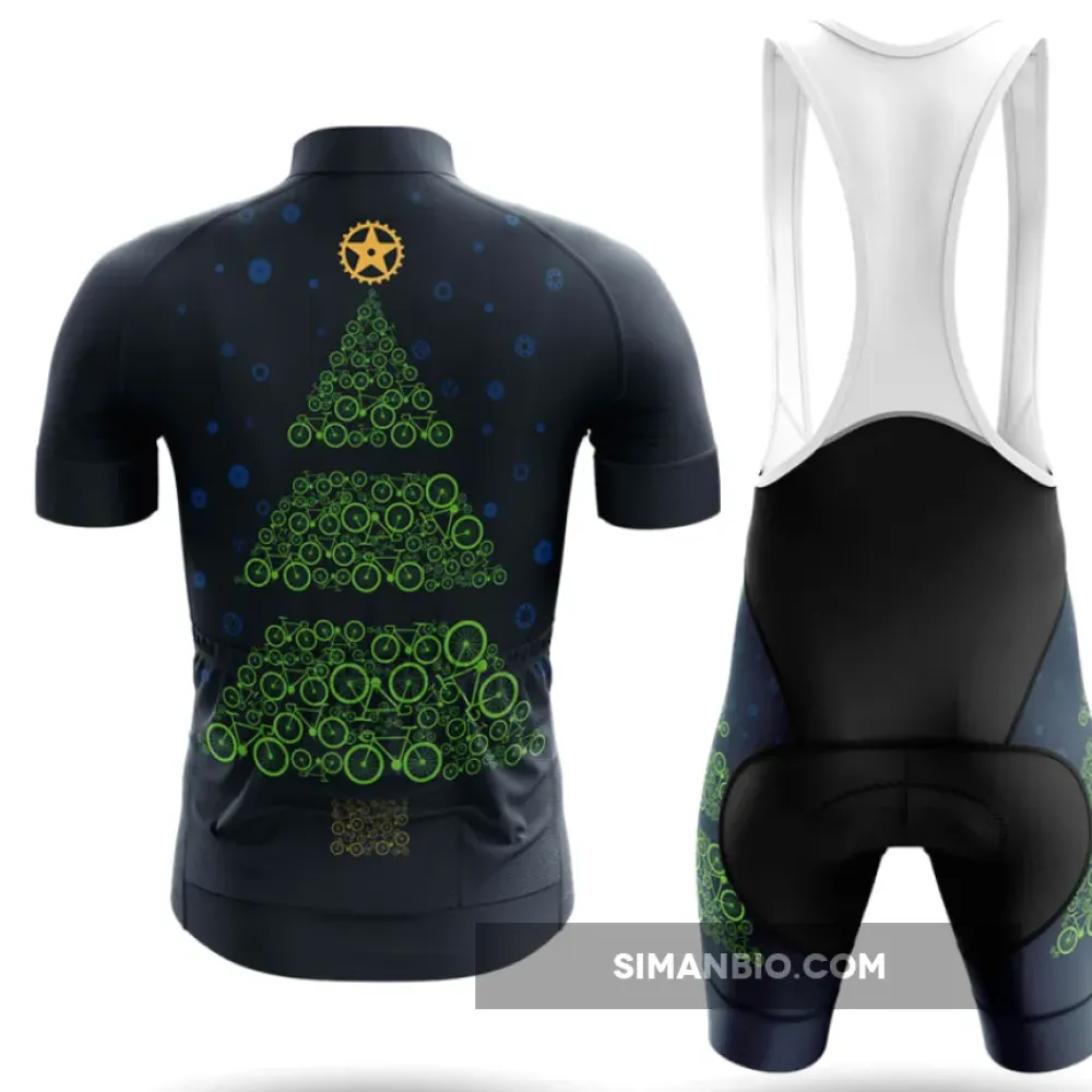 Bicycle Christmas Tree Cycling Bibs