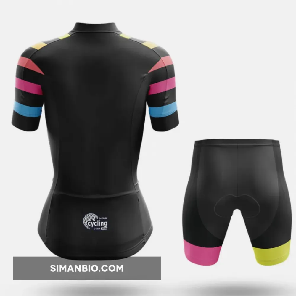 Rainbow Stripes - Women's Cycling Kit Full Set