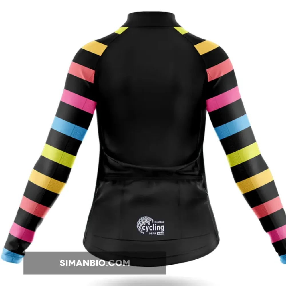 Rainbow Stripes - Women's Cycling Kit Full Set