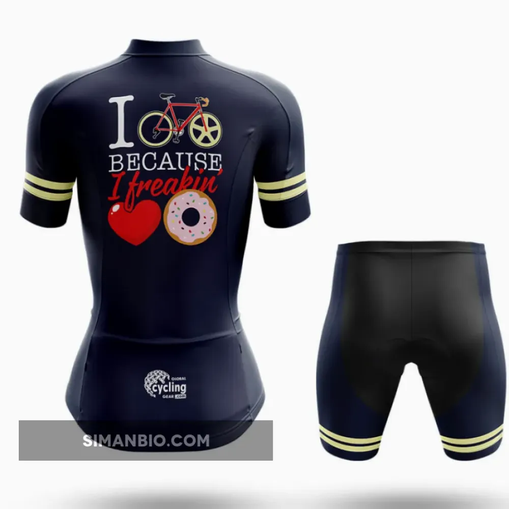 Freaking Love Donut - Women's Cycling Jersey