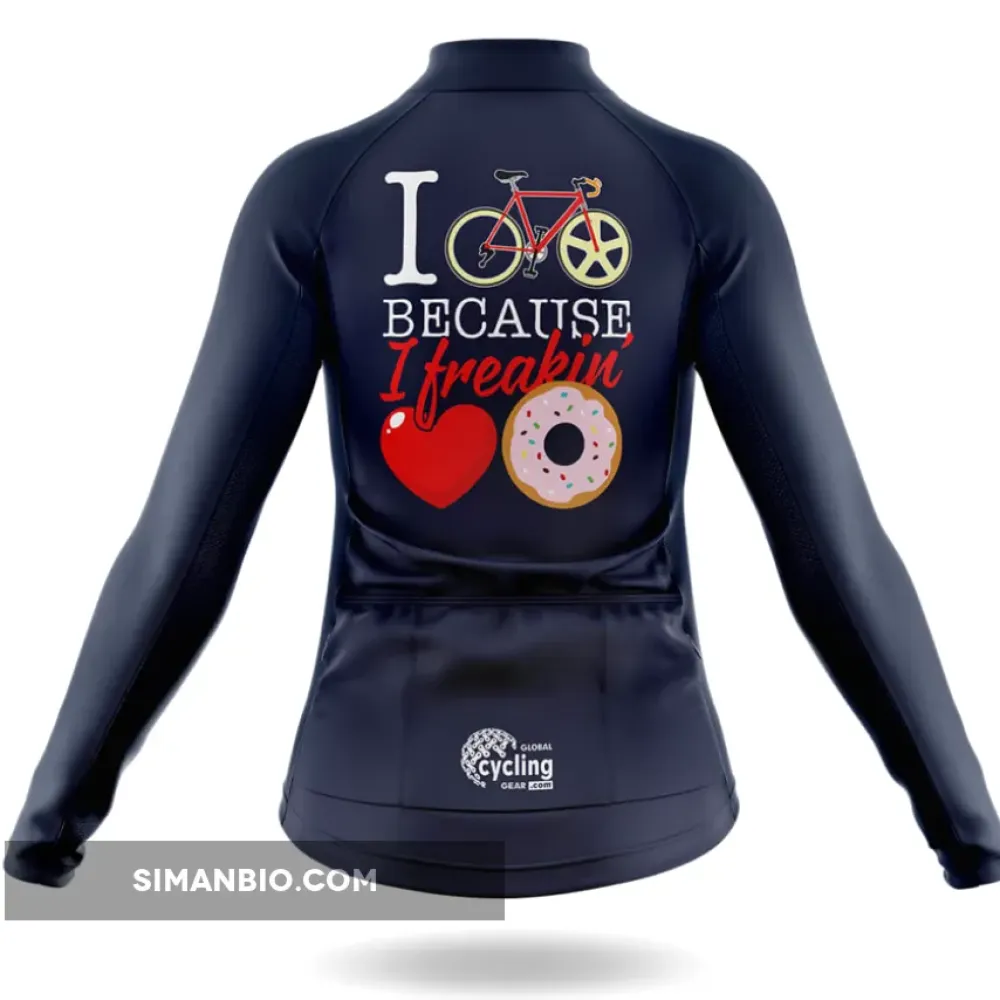 Freaking Love Donut - Women's Cycling Jersey