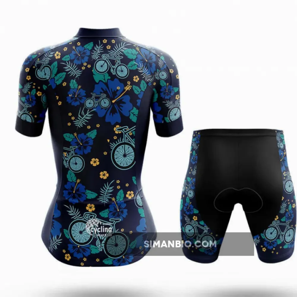 Hawaiian Style V1 - Women- Cycling Kit Full Set