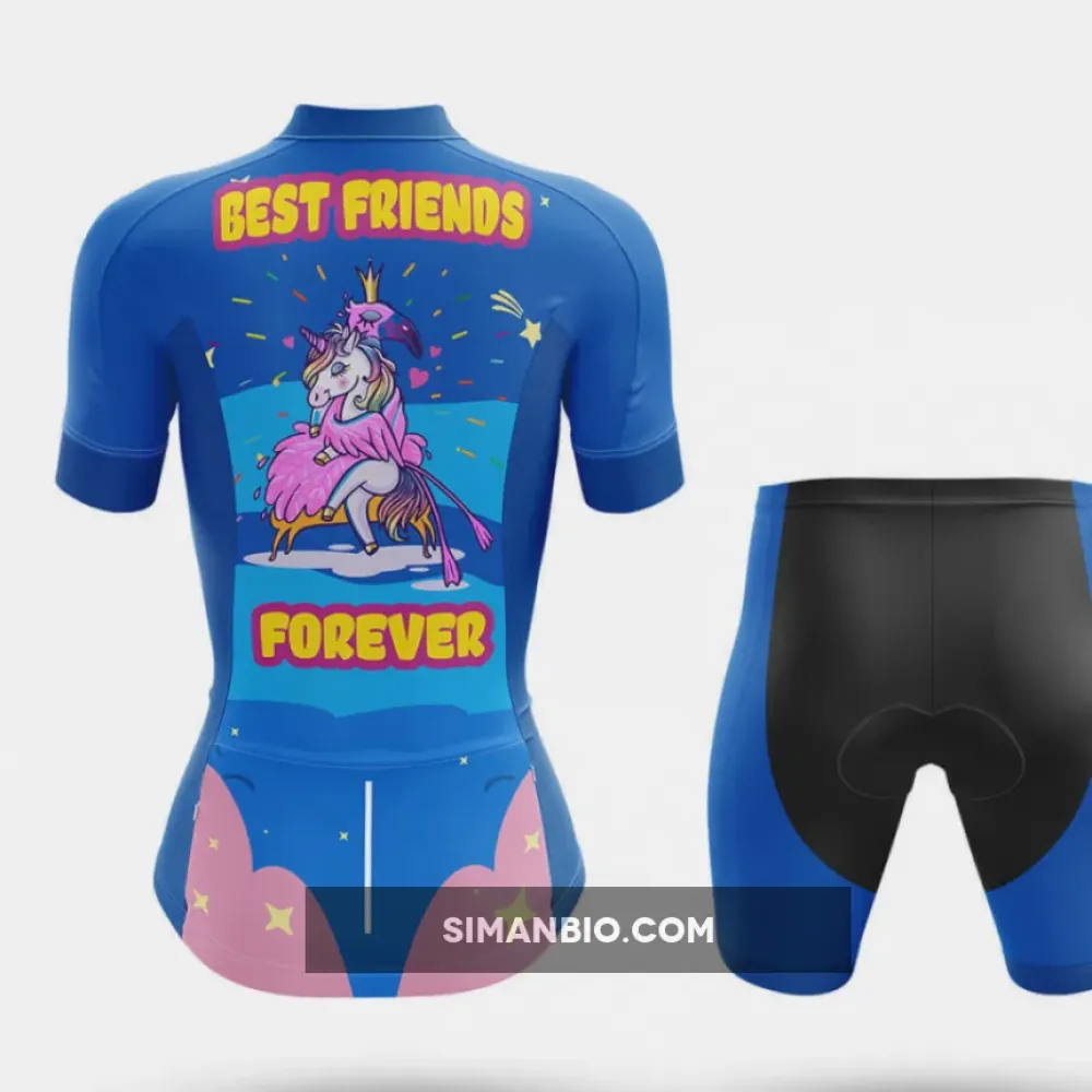 Best Friends Forever - Women - Long Sleeve Cycling Jersey