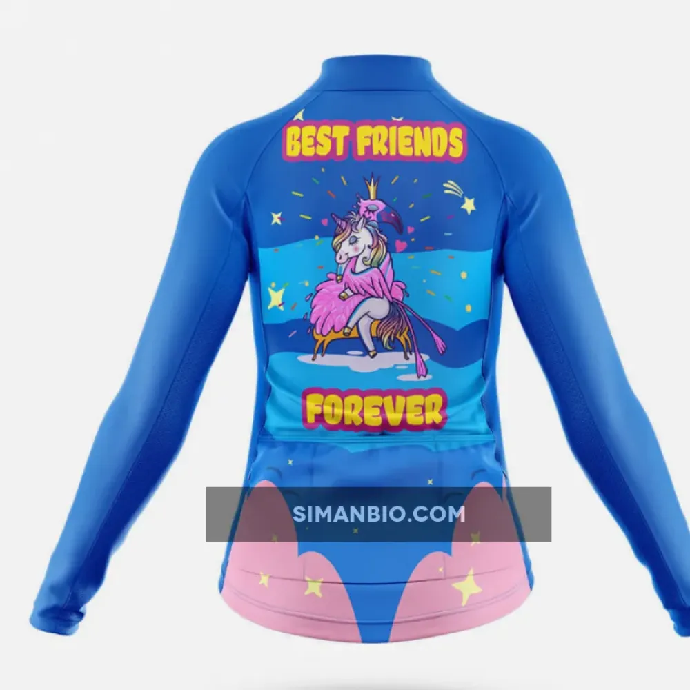 Best Friends Forever - Women - Long Sleeve Cycling Jersey