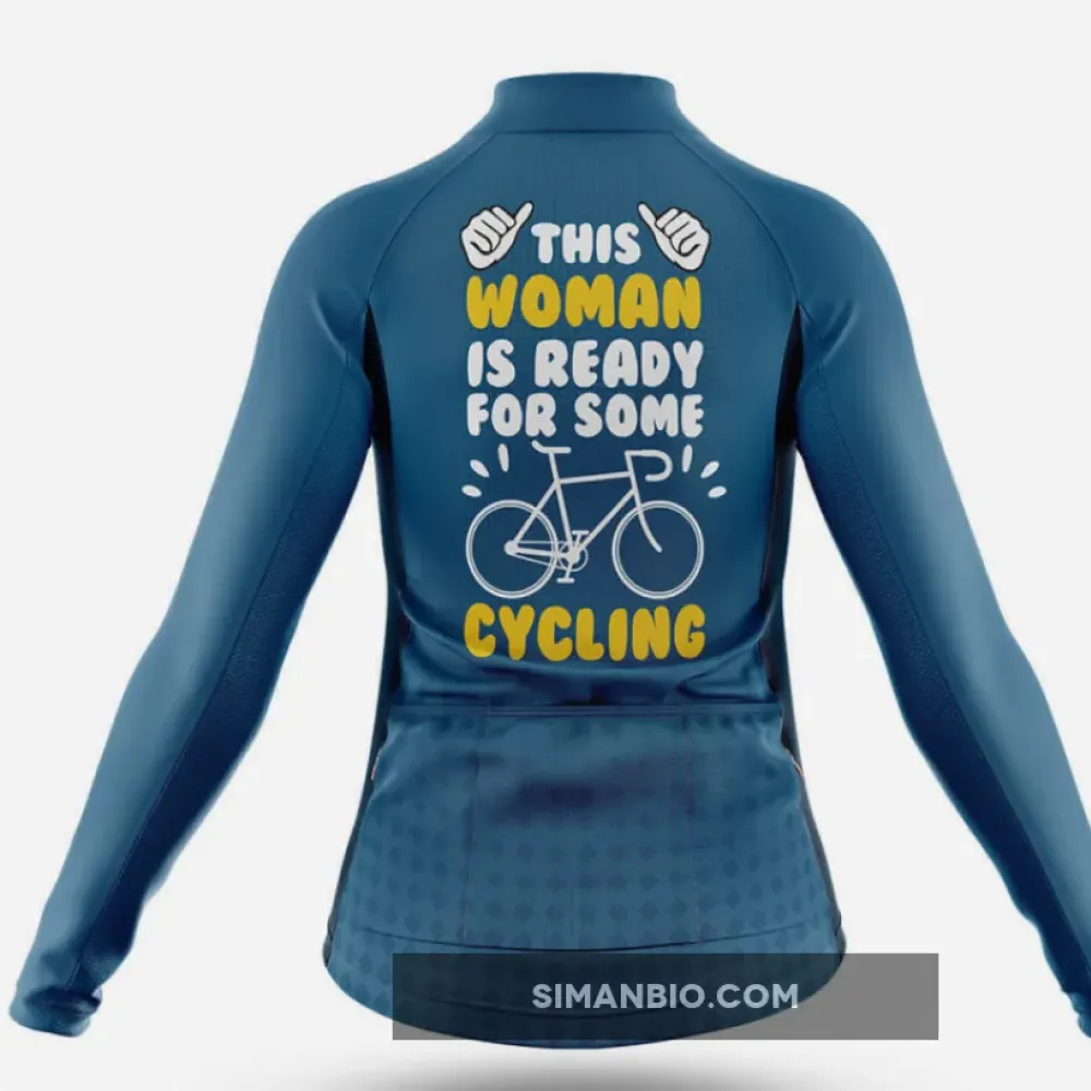 This Woman Loves Cycling - Women's  Cycling Jersey