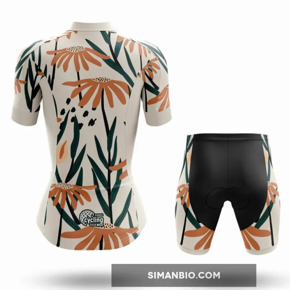 Vintage Flower - Women's Cycling Kit Full Set