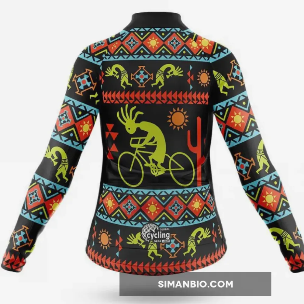 Kokopelli Cycling Jersey For Women / Long Sleeve Jersey Ver.3