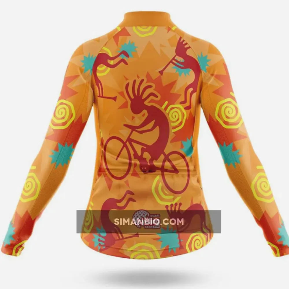 Kokopelli Cycling Jersey For Women / Long Sleeve Jersey Ver.2